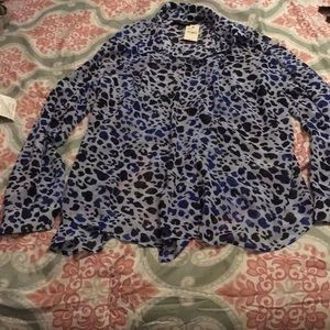 NWT Lane Bryant Sheer Blouse